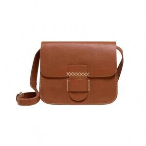 NEW WHITE STUFF women's evie satchel crossbody bag in brown